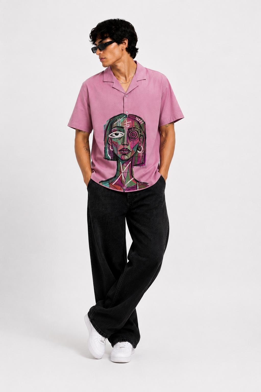 Toxic Muse Cuban Collar Shirt