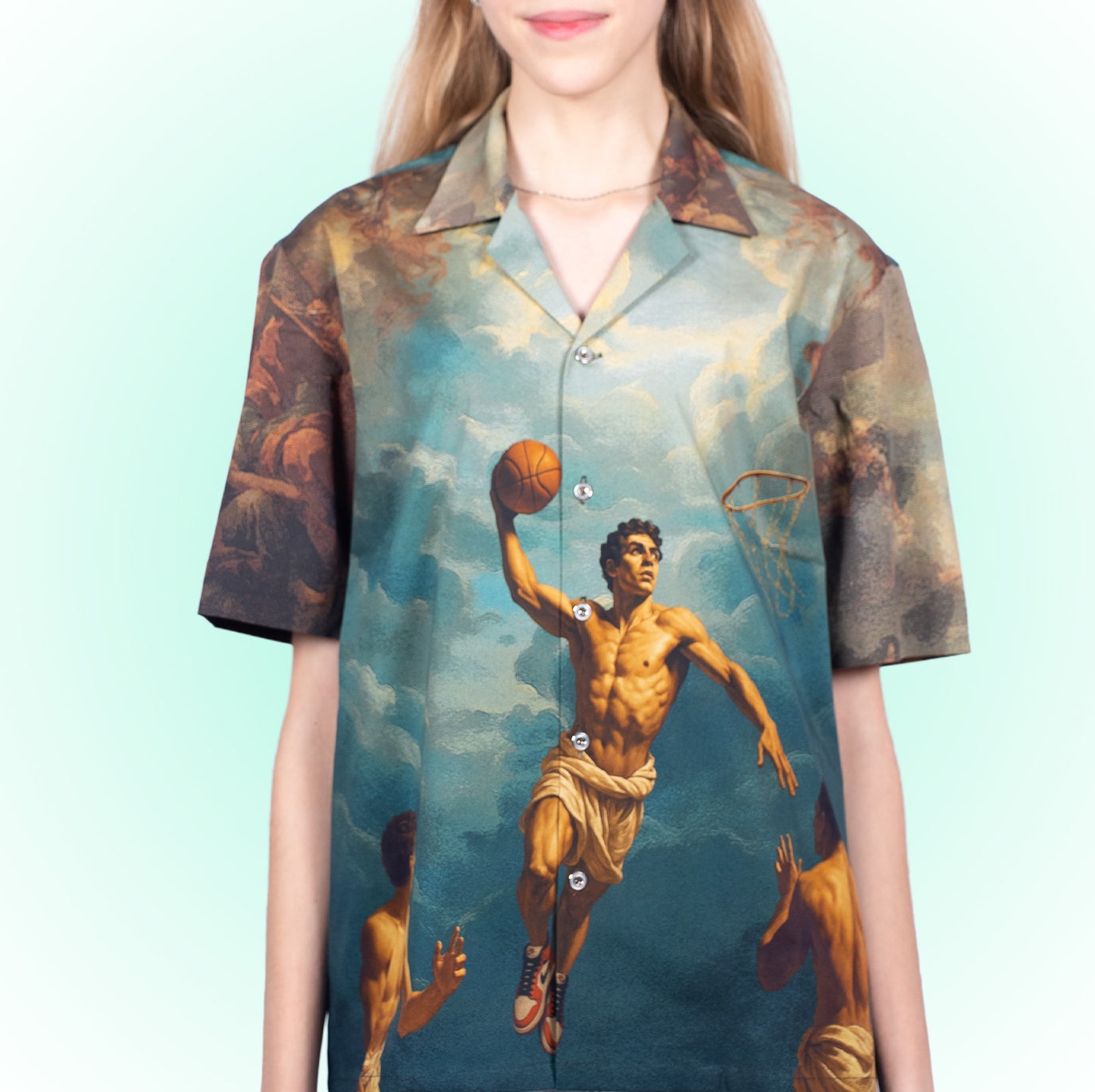 Court of Chaos Oversized Cuban Collar Shirt