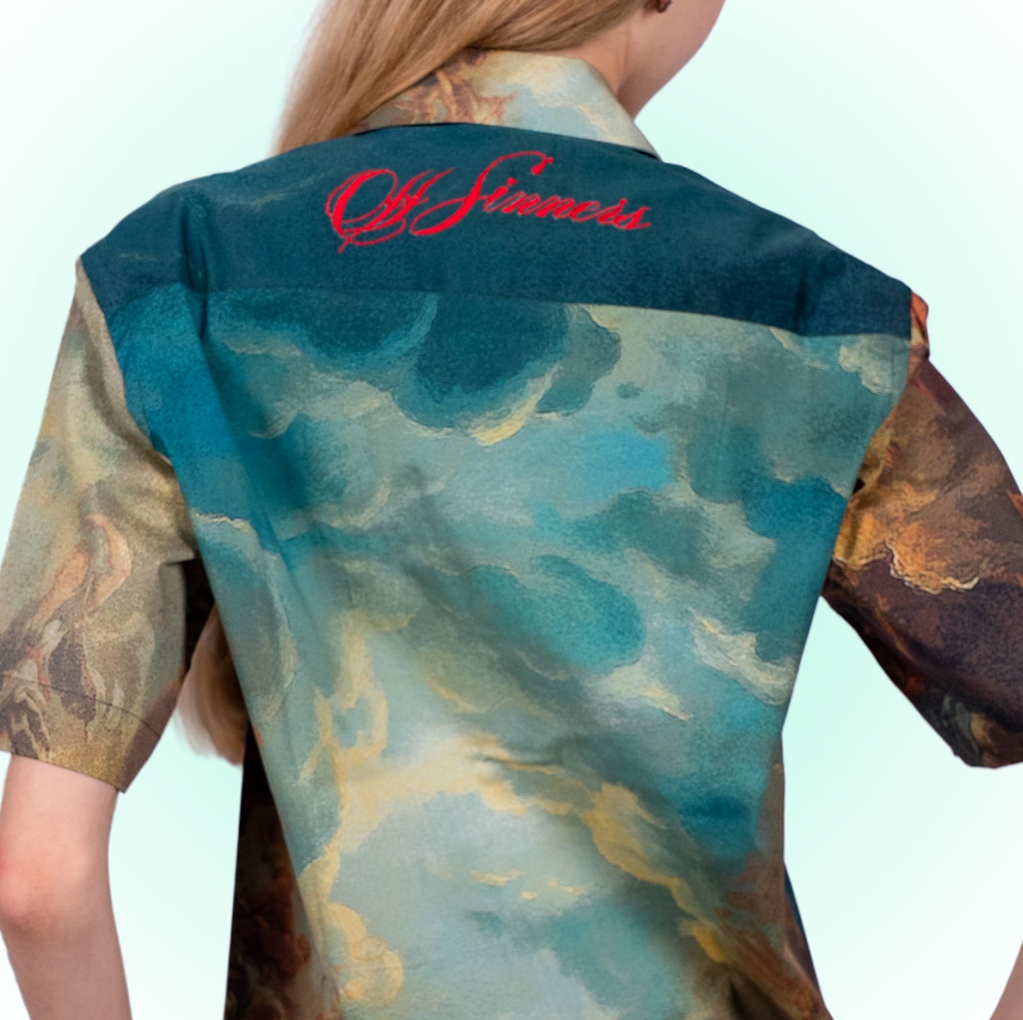 Court of Chaos Oversized Cuban Collar Shirt