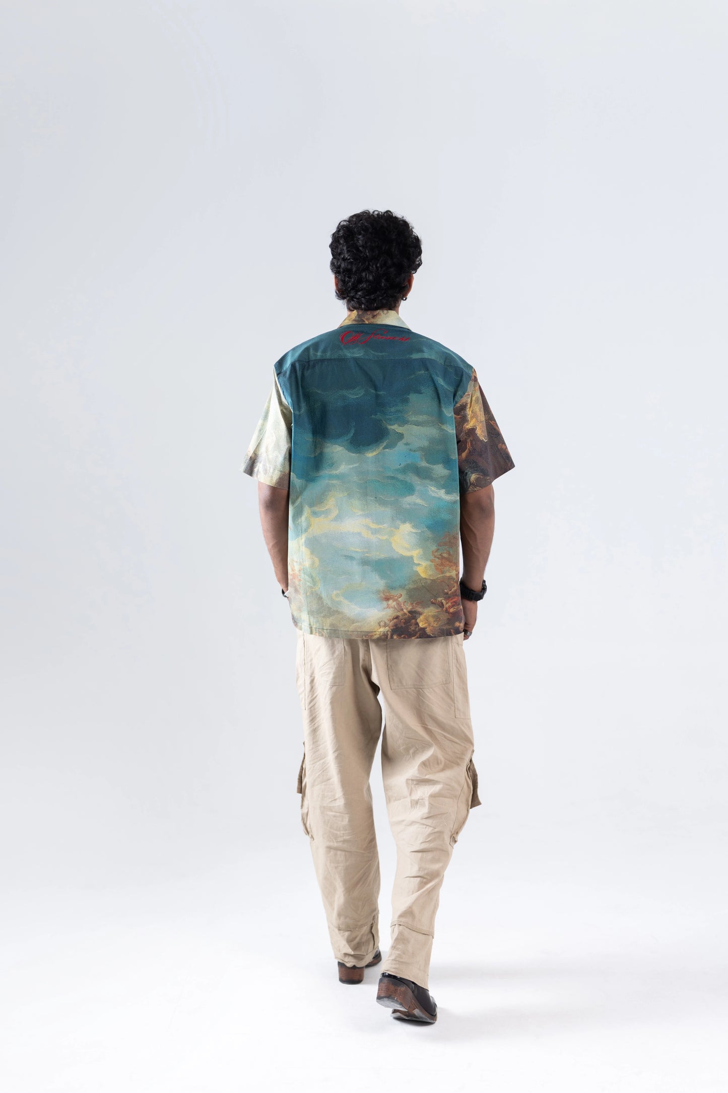 Court of Chaos Oversized Cuban Collar Shirt