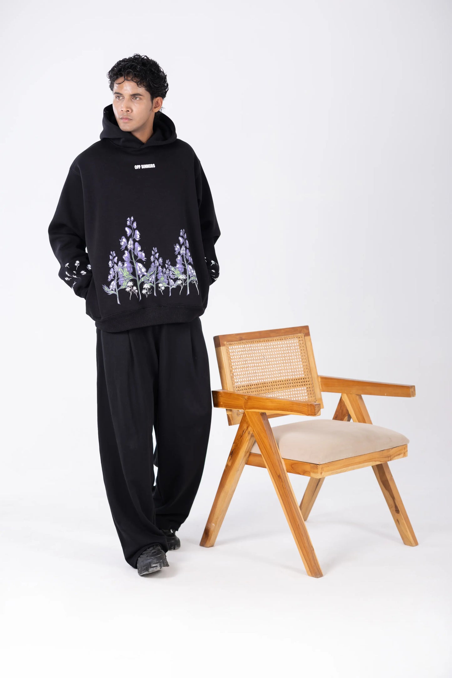 Black Hoodie - Last Bloom