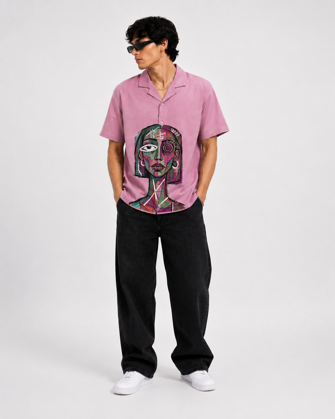 Toxic Muse Cuban Collar Shirt
