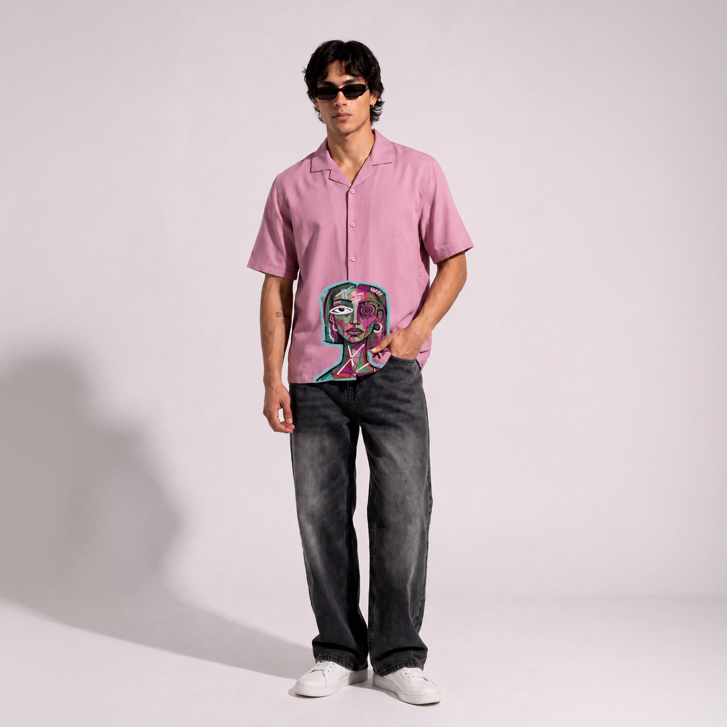 Toxic Muse Cuban Collar Shirt