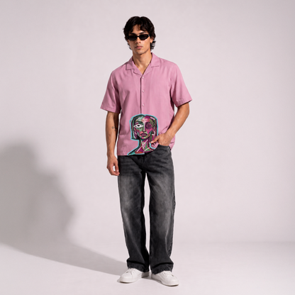 Toxic Muse Cuban Collar Shirt