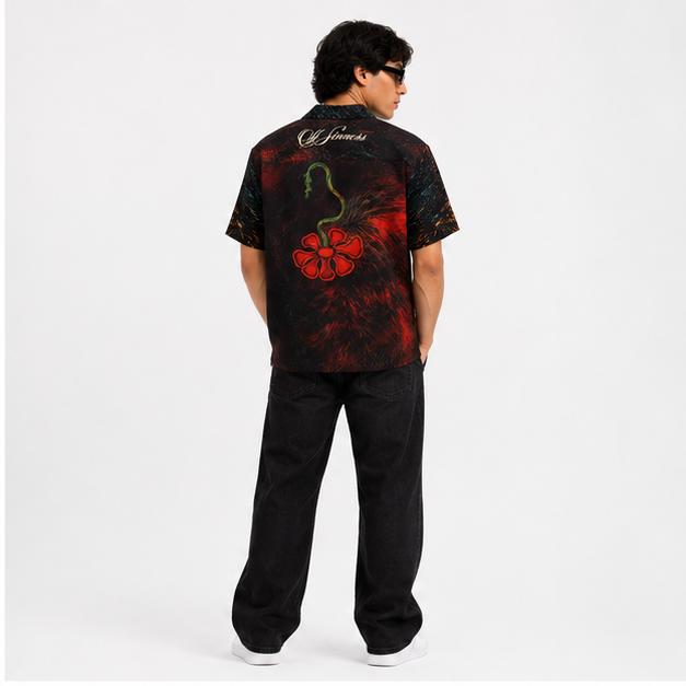 Bloom Cuban Collar Shirt